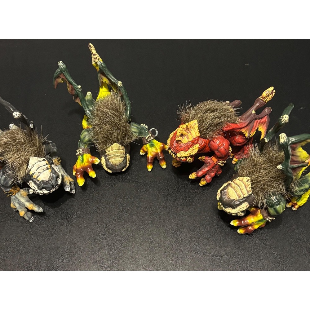 Lot of 4 2003 Retired Mega Bloks Krystal Wars Dragons